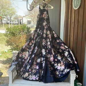 Floral prom dress